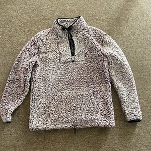 Quarter zip PINK Sherpa
